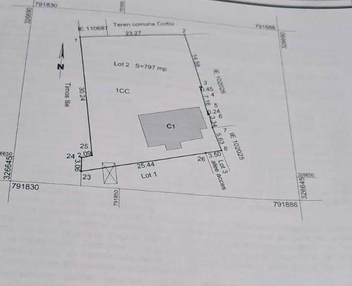 Vand teren intravilan comuna Corbu 1000mp - 8