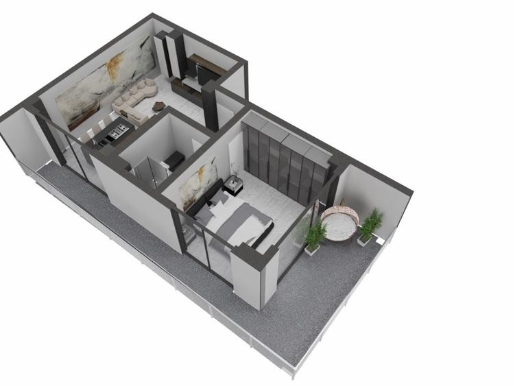 Apartament 2 camere Mamaia Nord - Oba Urban Residence - Proiect finalizat - 10