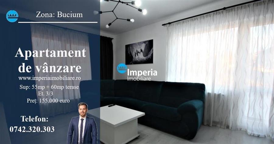 Penthouse de vanzare, 2 Cam, D, zona Bucium - Bellaria - 14