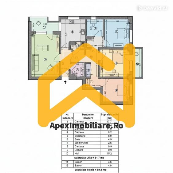 Tineretului | 4 Camere Decomandat | 2 Bai | 2xBalcon | Posib. centrala - 1