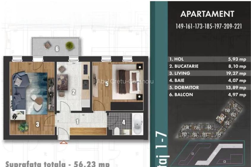 Apartament 2 Camere Berceni Bd. Metalurgiei