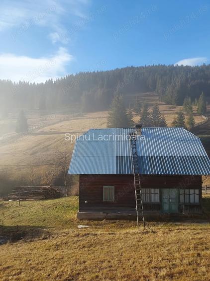 Vand casa 64mp+grajd 35mp+teren 6100mp, curent, apa, internet, deschidere la drum, in sat Glodu