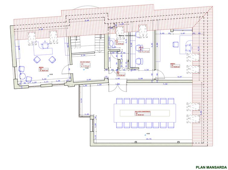 Cladire/Spatiu cu alta destinatie - 4 niveluri - pretabila diverse activitati - 57