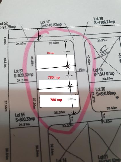 Teren Construcții intravilan de 1000 mp, în Băneasa
