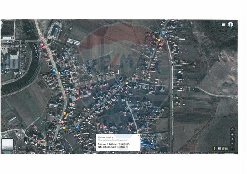 Vand teren intravilan - Apahida, Str. I.C. Bratianu, 1400 mp, front 13 - 2