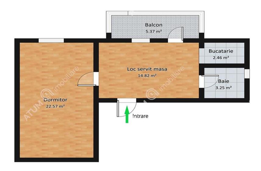 Apartament cu o camera situat la casa zona Promenada Mall Sibiu - 8
