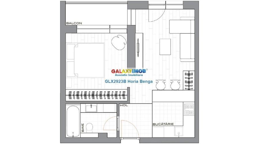 Vanzare apartament tip Studio Pipera Avangarde 11 COMISION 0 !!! - 9