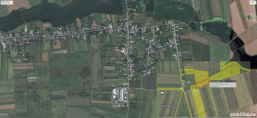 Teren de 12021 mp, în Butimanu