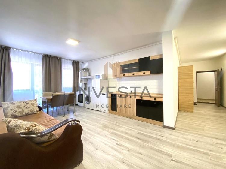 Apartament cu 2 camere semidecomandat, mobilat în Central