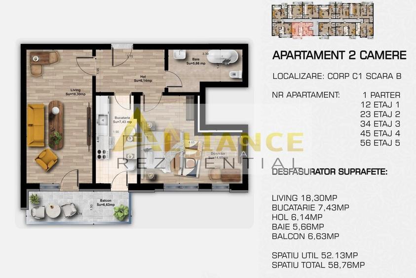 Ap 3 camere langa metrou Berceni - 12