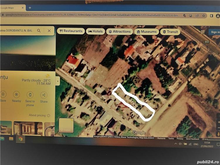 Teren cu casa de vanzare 824 mp - 4