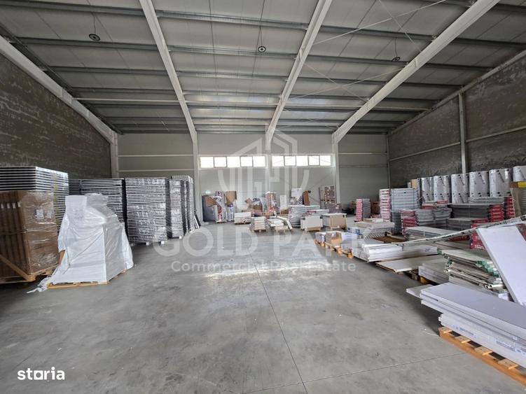 Spatiu Industrial - Autoriztie ISU - 590 mp. Acces TIR - 10