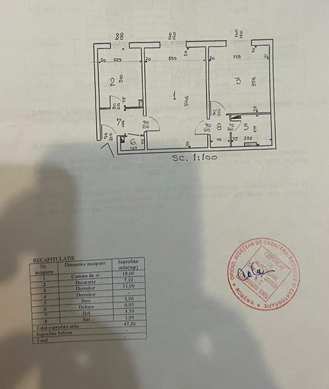 Apartament cu 2 camere semidecomandat, mobilat în Podu Roș - 8