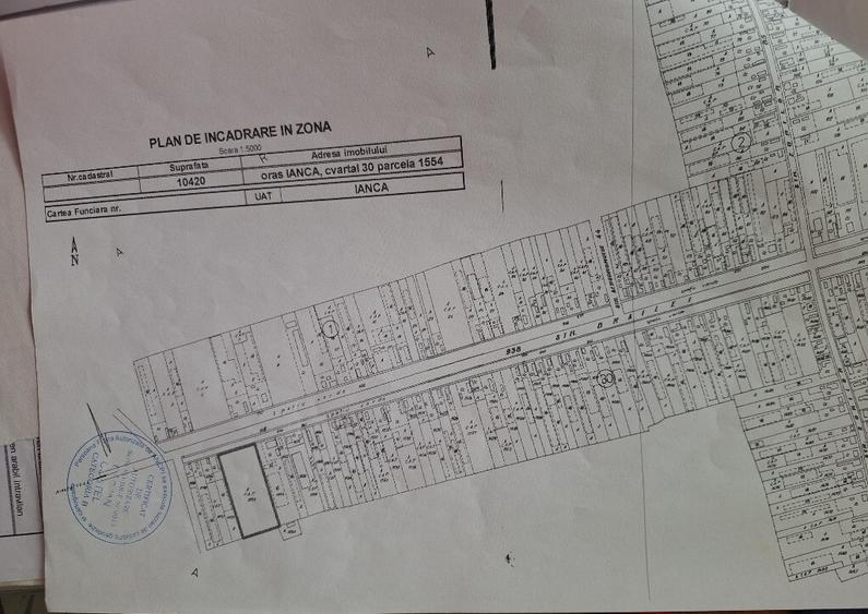 Teren intravilan Ianca DN2B - oportunitate de investitii 10420mp - 4