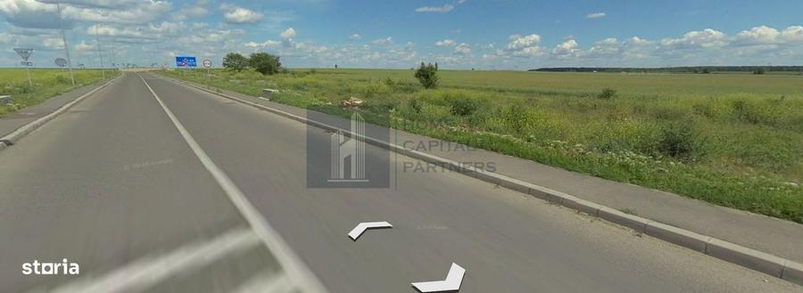 Teren intravilan 1.300 mp | Branesti Ilfov | DJ100 | Front 74 ml - 1