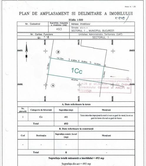 Teren Sisesti - Jandarmeriei - proiect P+1 - comision 0% - 4