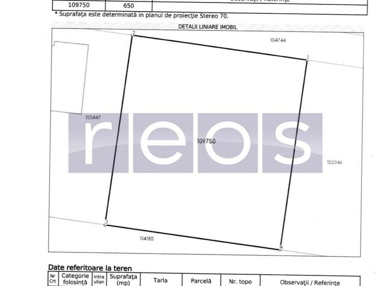 VANZRE-TEREN  - INTRAVILAN 650 mp deschidere 25 mp RASNOV -BRASOV - 7