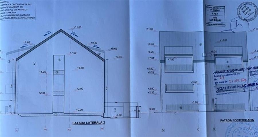 Teren cu bloc rezidential de vanzare,  P+1+M, 6 apartamente, investitie sigura, - 15