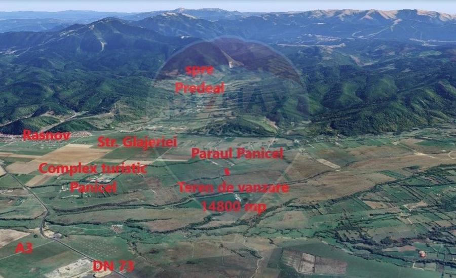 Teren Rasnov zona Glajerie-14800mp extravilan - 1