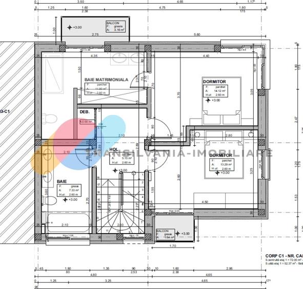Duplex cu 5 camere cu Canalizare în Borhanci