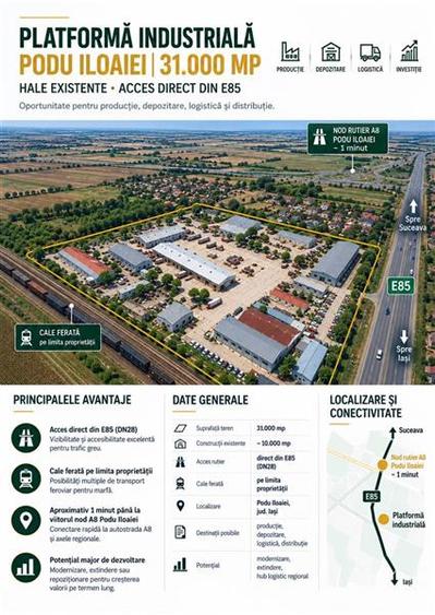 Teren intravilan de 31000 mp, în Exterior Est