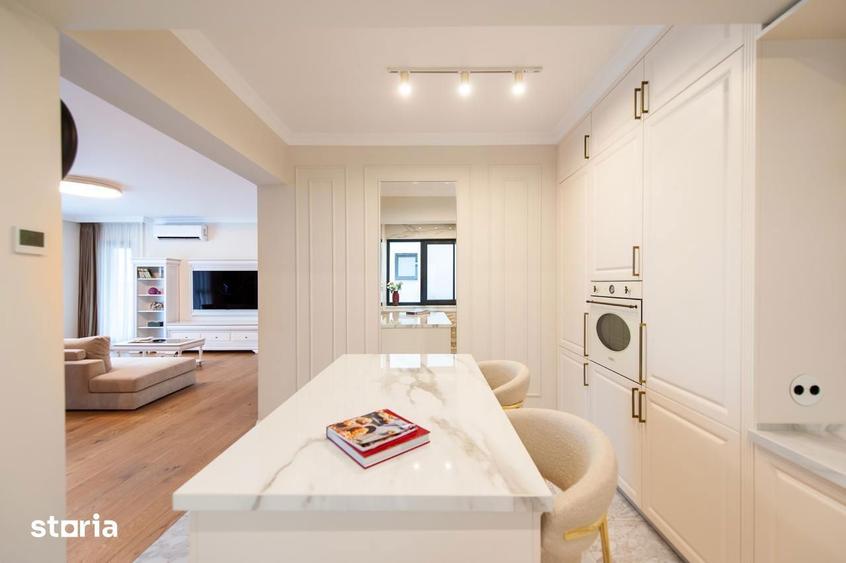 Apartament cu 4 camere, mobilat în Băneasa
