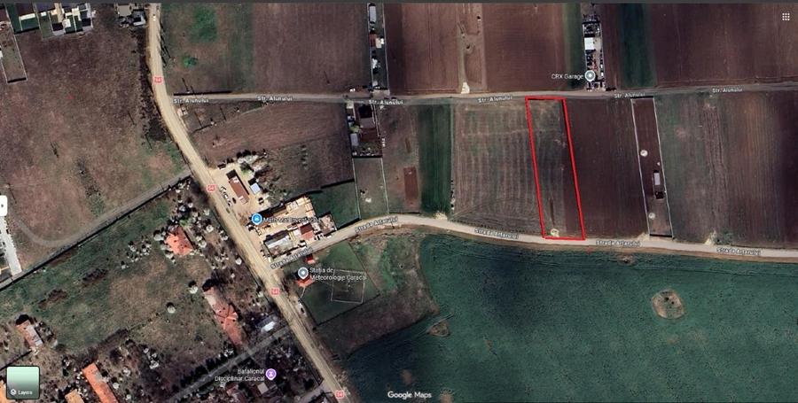 Teren de vanzare pentru case/ parcele- Caracal, str. Artarului - 1