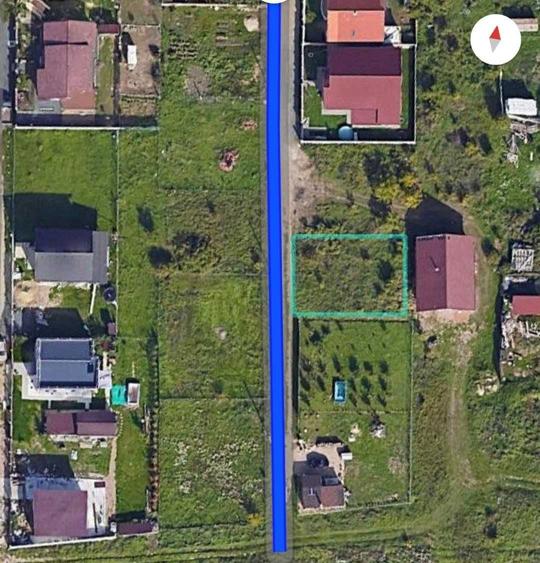 Vand Teren Intravilan in Bujac | Cartier Nou | Dotat cu Utilitati - 3