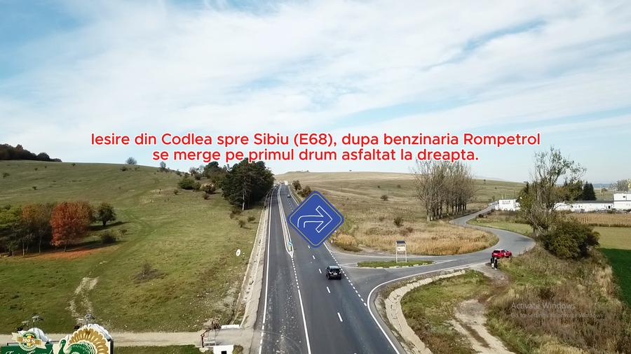 Teren agricol extravilan de 1100 mp, în Codlea