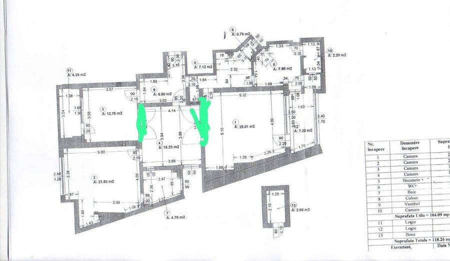 Apartament cu 4 camere.zona centrala, Cismigiu, Conservator si Ateneu. - 1