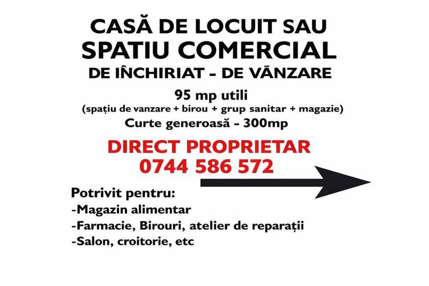 Spatiu Comercial 95 mp utili sau Casa de Locuit Lumina, 700 euro/luna - 8