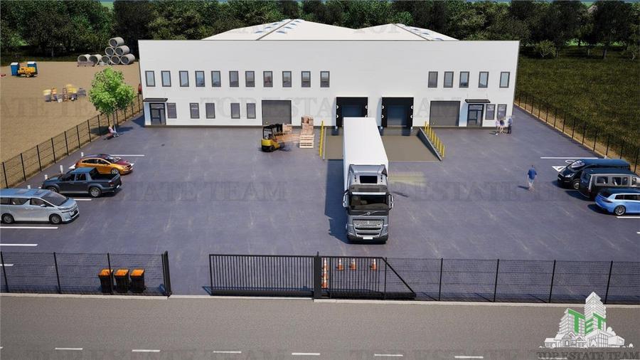 Teren cu Autorizatie pentru Hala in Balotesti - 1