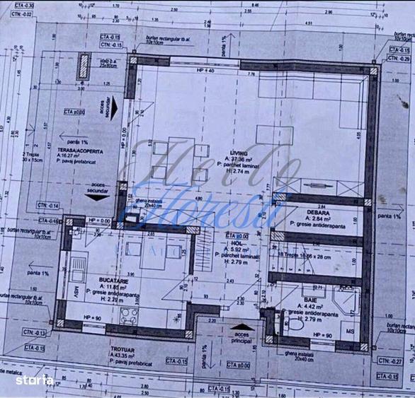 Casa individuala 130mp utili, 30mp terase, 400mp teren, 3 parcari, 4 c - 3