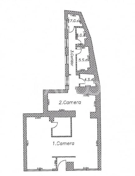 Spatiu comercial de vanzare 95 mpu cu vitrina de 6 m Sibiu Piata Mare - 2