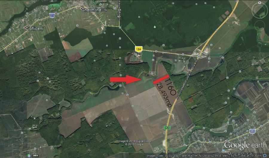 TEREN DE INVESTITIE 2,8 Ha IN SNAGOV, POL DE DEZVOLTARE A3–A0, DESCHIDERE PADURE - 1