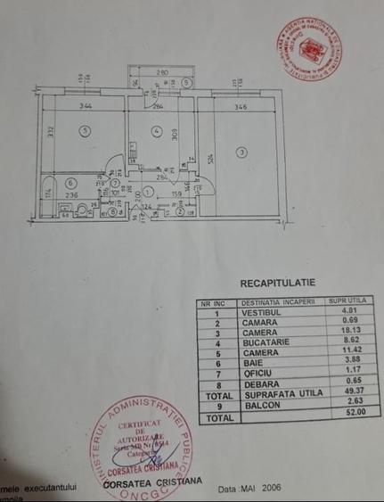 2 camere decomandat | bloc 1982, 52 m² | Parcare | Lângă metrou - 16