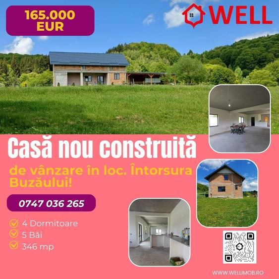 Casă la roșu de vânzare în Întorsura Buzăuli, str. Brazilor! - 1