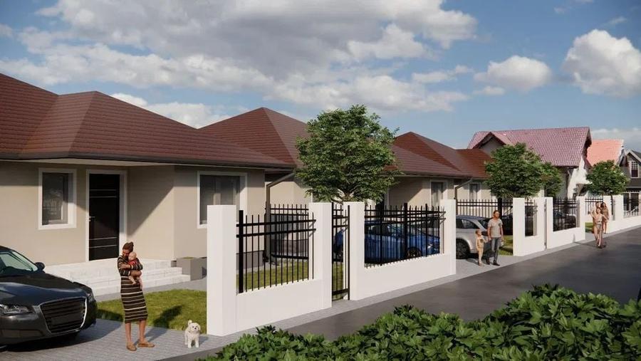 Casa 4 cam.2 băi,1 pivniță 1 dressing,500mp.teren,gard,pavaj - 11