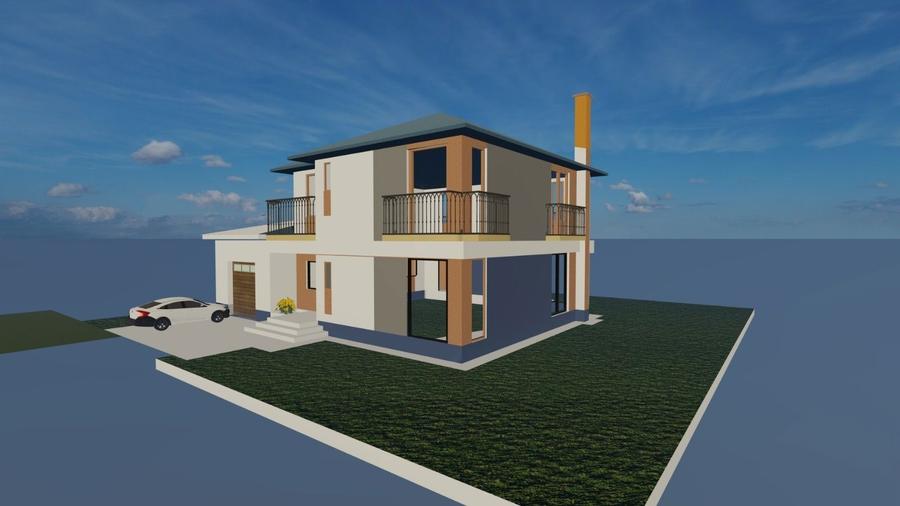 Priect casa Premium 220m2 langa padure Balotesti-Edenland - 3