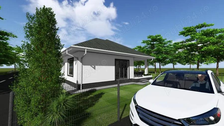 Tautii Magheraus (zona str. 4) PROIECT NOU casa pe parter, s.c.=150 mp, teren 500 mp - 8