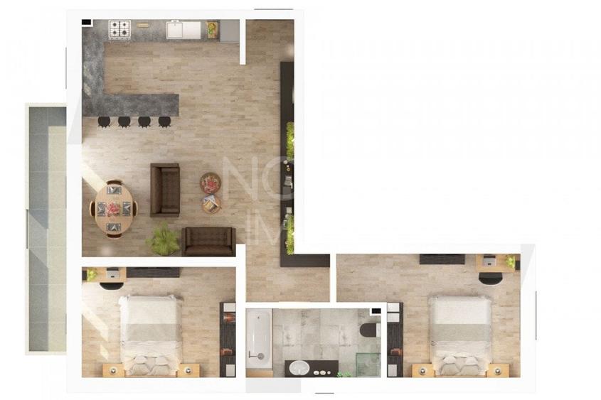 Apartament 3 camere, 2 bai + camara - Str. Doamna Stanca - 5