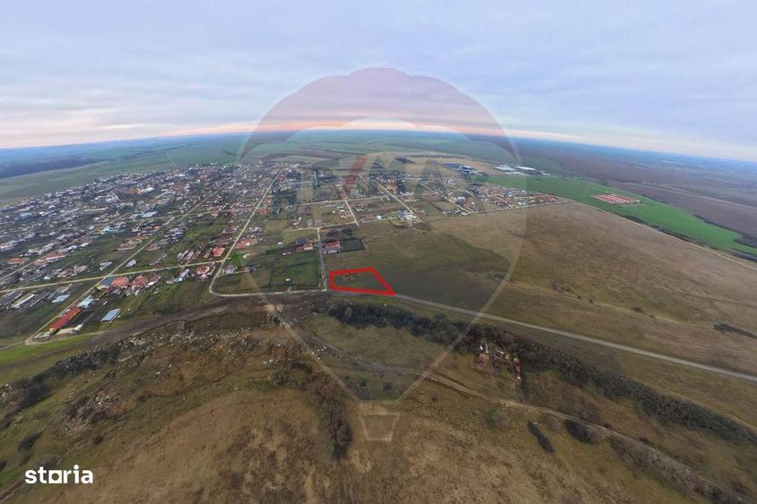 Teren generos cu doua fronturi, Frumuseni zona in dezvoltare - 10