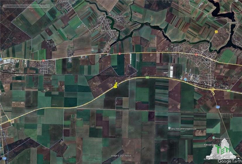 Teren de vanzare Branesti, deschidere la A2, 9000 mp - 2