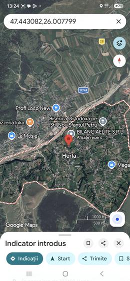 Teren de 10304 mp, în Herla
