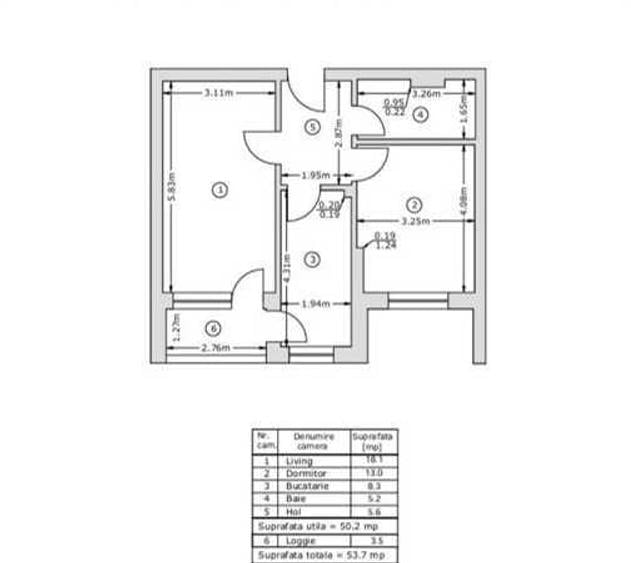 Apartament 2 camere bloc nou 2024, etaj 6,parcare inclusa, Strada Odei 84 - 1