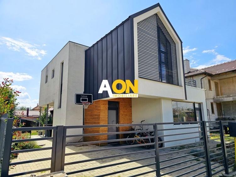 Casa moderna mobilata, utilata, 5 camere, 3 bai, 444 mp teren - 1