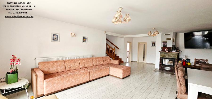 Proprietate de exceptie-Vila mobilata si utilata,plus anexa si teren,mun.P.Neamt - 1