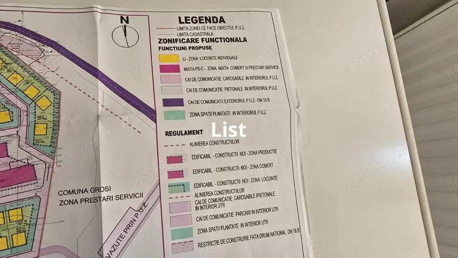 Teren de vanzare in Grosi: 50.000 mp - 6