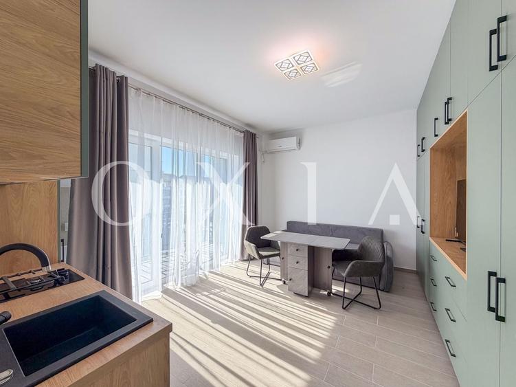Apartament cu 2 camere semidecomandat, mobilat în Giroc