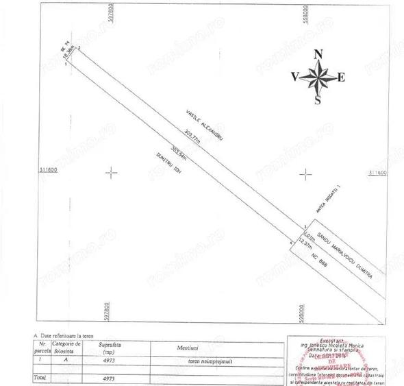 Teren Extravilan In Rate Primaverii Com. Berceni | 4.973mp | #EG39 - 2